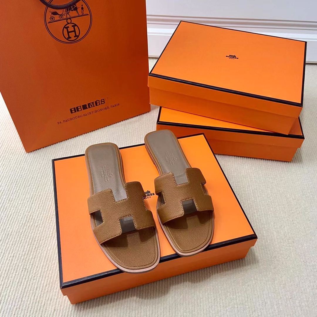 에르메스 올수공 오란 슬리퍼 샌들 앱송 37